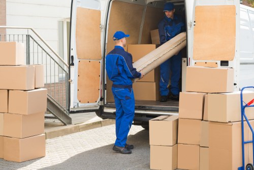 Modern household storage space in Towerhill for boxes and furniture