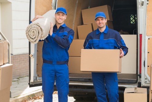 Charity donation and reuse of storage items for local communities