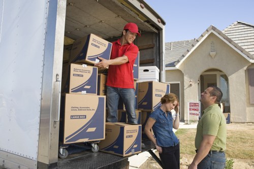 Family belongings safely arranged in a Towerhill storage space