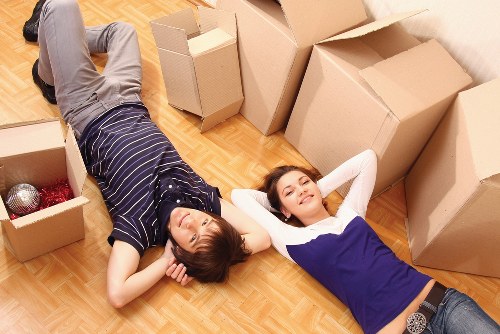 Residential packing service in Towerhill with labeled boxes and fragile protection